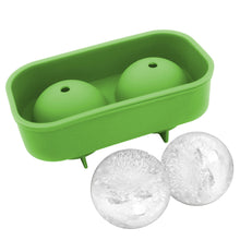 Load image into Gallery viewer, Kitchen Details Large 2.5 Inch Ice Sphere Mold Makes 2 Large Balls Made From Silicone